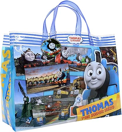 Amazon Co Jp 高波クリエイト マチアリ プールバッグ ビーチバッグ 水着バッグ きかんしゃトーマス おもちゃ