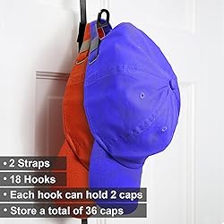Perfect Curve CapRack | Over-The-Door Hat Organizer