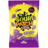 SOUR PATCH KIDS Grape Soft &amp; Chewy Candy, 8.02 oz