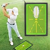 JIMITOP Golf Swing Mat 13x17 Inch Divot Board with Anti-Slip Base Practice view 5