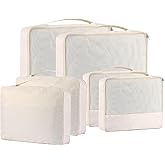 DoubleTrip Packing Cubes for Suitcases Carry on Luggage Organizer 6 Set Travel Accessories Lightweight Storage Bag Space Saver Clothes Pouch Large