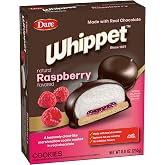 Dare Whippet Cookies, Raspberry, Single Pack (14 Cookies) &ndash; Fresh Tasting Raspberry, Rich Chocolate, Heavenly Marshmallow Middle, 8.8 oz Box