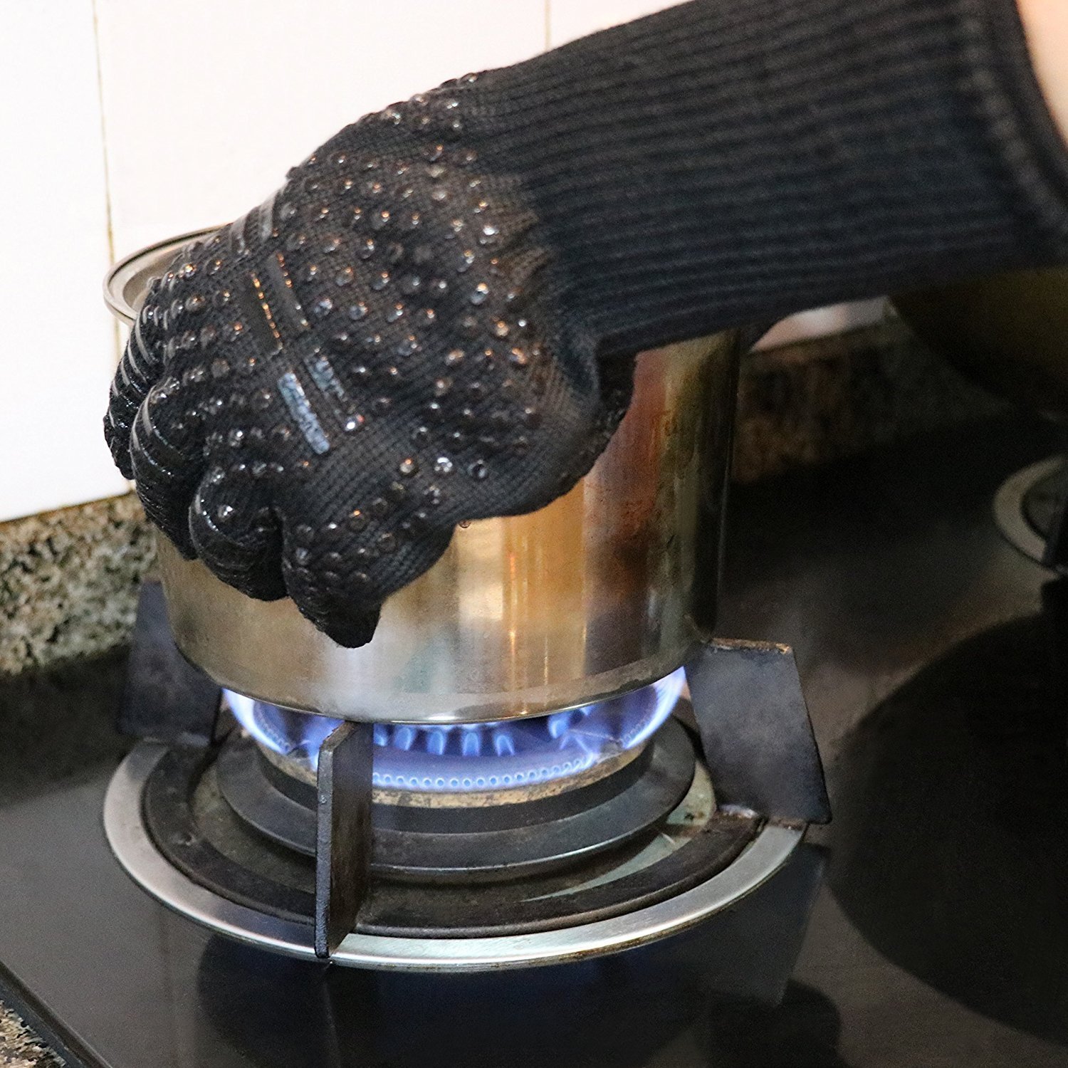 gants pour feu de cheminée