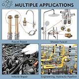 ZDBB 610 Pcs Water Hose Gasket and O Ring Kit NBR Sealing Set view 5