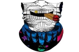 Obacle Face Mask for Sun Dust Wind Protection Tube Mask Bandana Skeleton Face Mask Thin Headwear for Men Women Biker Motorcycle Riding Cycling Fishing Hunting Outdoor Running Festival