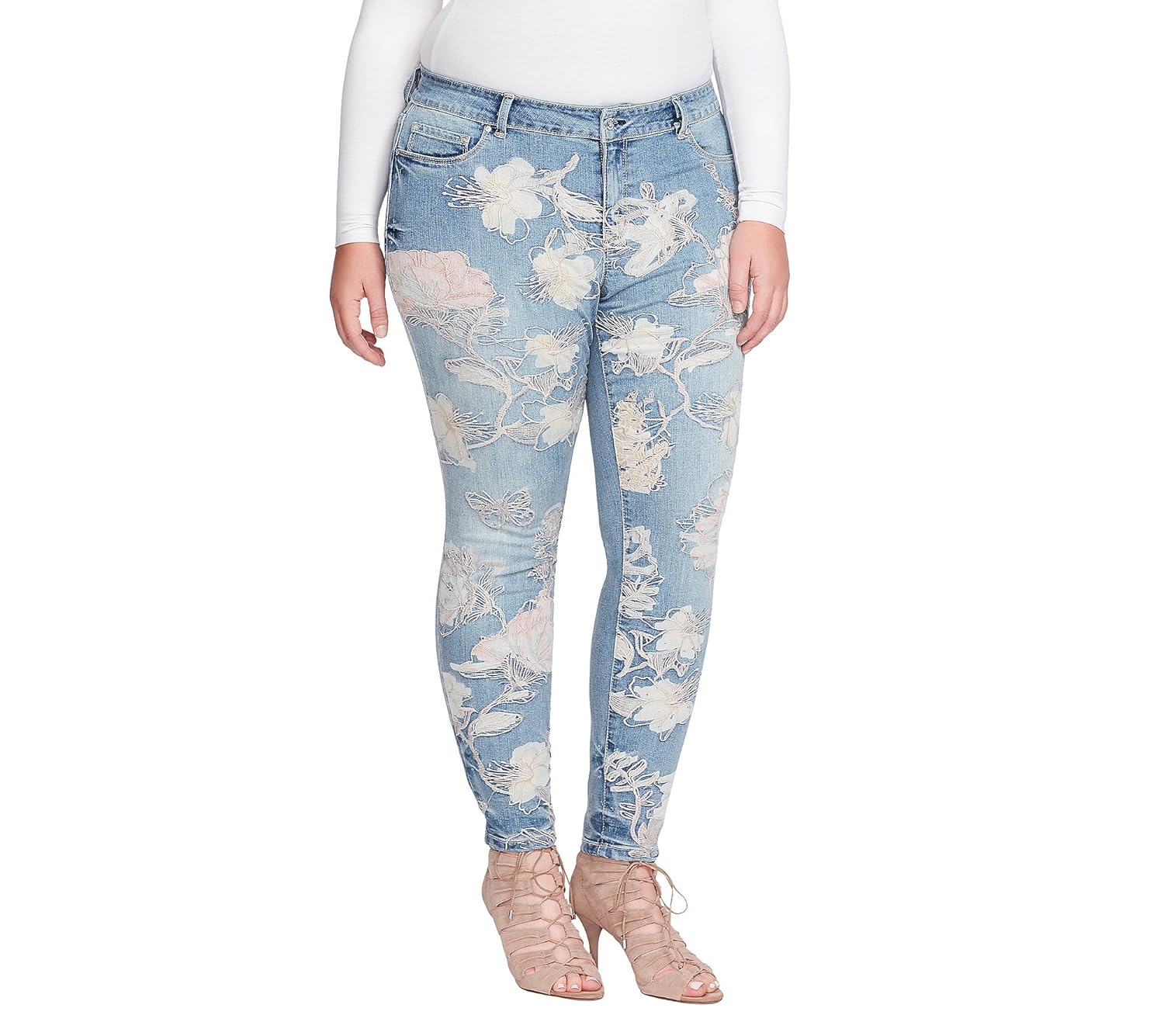jessica simpson embroidered jeans