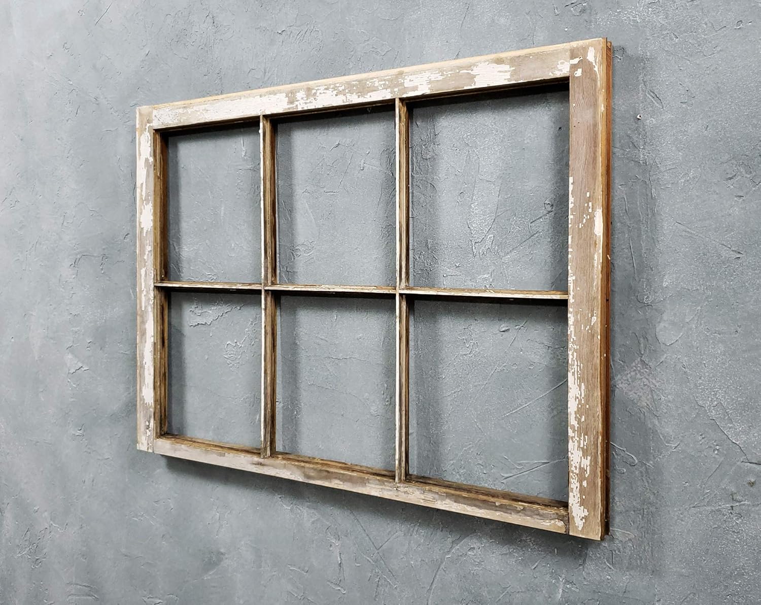 Amazon Com Old Shabby Chic 6 Pane Antique Vintage Window Frame