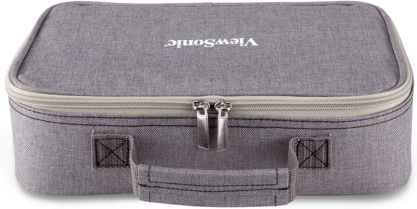ViewSonic PJ-CASE-010 Zipped Soft Padded Carrying Case for M1 Projector Gray: Electronics