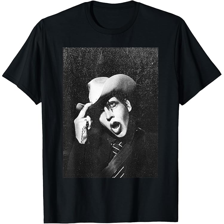 MARILYN MANSON Tシャツ Amazon.com: Marilyn Manson – Face And Flag T-Shirt