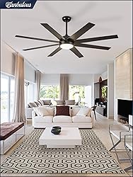Fanbulous Ceiling Fans with Lights, 72 inch Large