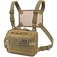 WYNEX Tactical Molle Admin Pouch of Laser Cut Design, Utility Pouches Molle Attachment Military Medical EMT Organizer with Map Pocket EDC EMT Pack IFAK Tool Holder Universal U.S.A Patch Included