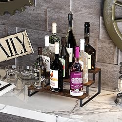 YINMIT Wooden Display Riser Stand, Tiered Perfume