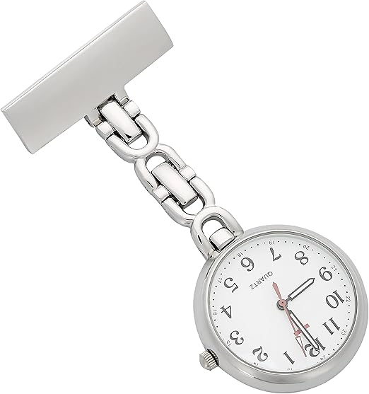Shoppewatch Nurses Lapel Pin Watch 24hr Military Time Analog Fob Infection Control Watch Nw 231 Amazon Ca Watches