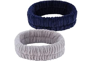 YGQQOY Spa Headband, Makeup Headband for Washing Face, Skincare Headbands for Girls Women, Soft Facial Makeup Head Band