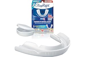 SleepRight ProRx Custom Dental Guard – Mouth Guard for Grinding Teeth at Night, Night Guards for Teeth Grinding, Comfortable Dental Guard for Sleeping, Custom Fit Teeth Grinding Protection