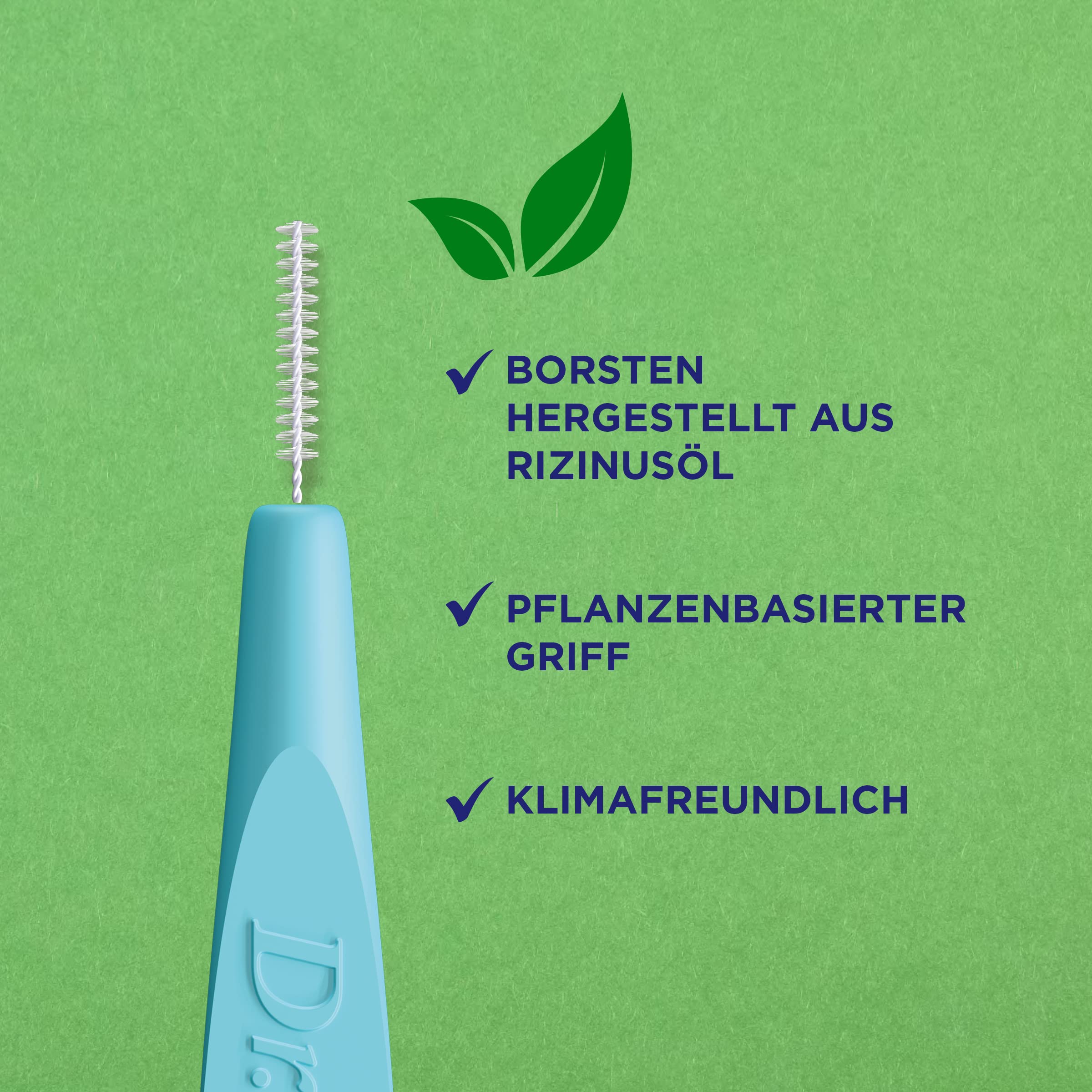 Dr.BEST GreenClean Interdental, Size 2, 6 Stück - Interdentalbürsten für eine sanfte Reinigung der Zahnzwischenräume 3