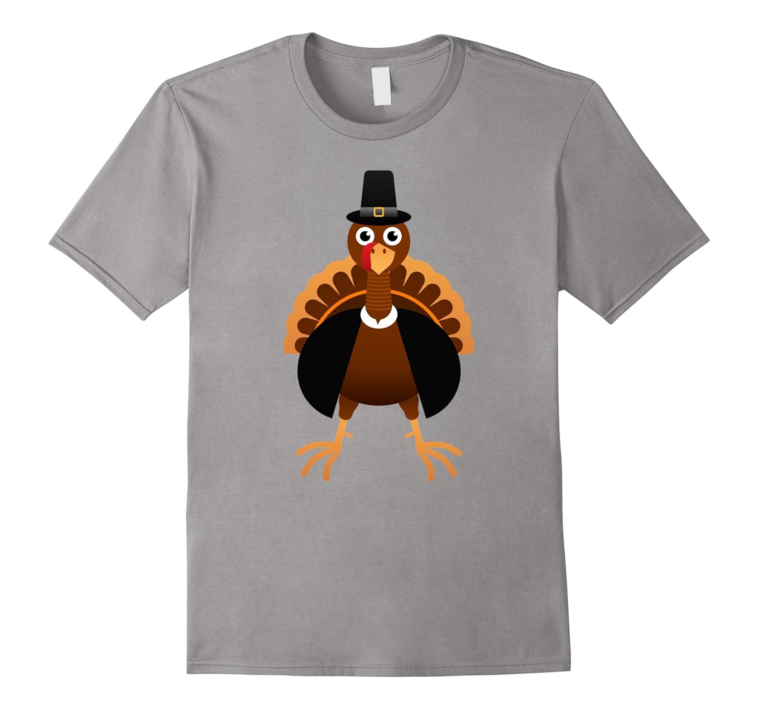 Turkey Pilgrim T-Shirt Cute Funny Fall Thanksgiving Top Tee-Rose