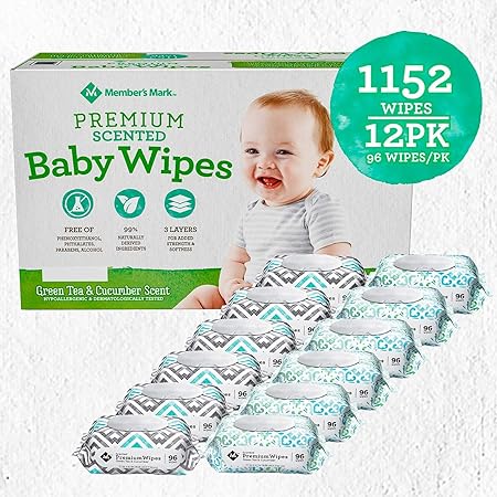 green tea and cucumber wipes