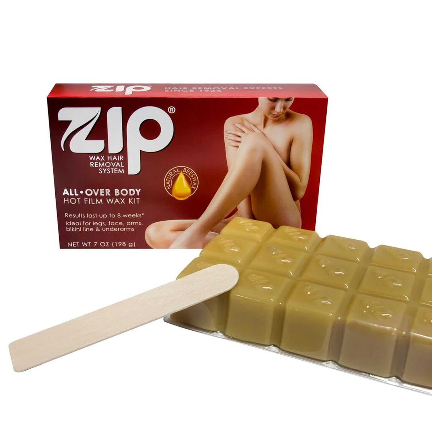 Amazon Com Zip Wax Hot Wax Hair Remover 7 Oz By Zip Beauty