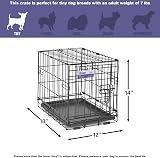 MidWest iCrate 46 cm Single Door Folding Dog Crate with Divider Panel view 10