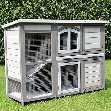 large plastic rabbit hutch