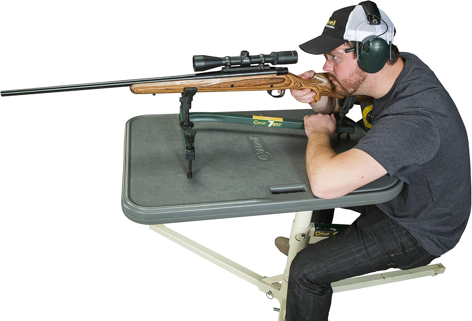 Caldwell 7 Rest Adjustable Ambidextrous Adjustable Rifle Shotgun Gun Shooting Rest for Outdoor Range : Hunting And Shooting Equipment : Sports & Outdoors