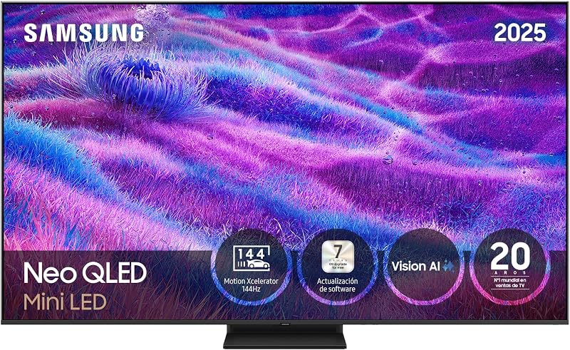 Smart TV Neo QLED QN80F 4K Mini LED de 85 polegadas com Vision AI, Quantum Matrix Technology Core, Motion Xcelerator 144Hz e Gaming Hub — foto 1 de 8