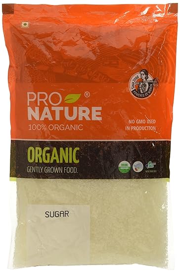 Pro Nature 100% Organic Sugar, White, 500g