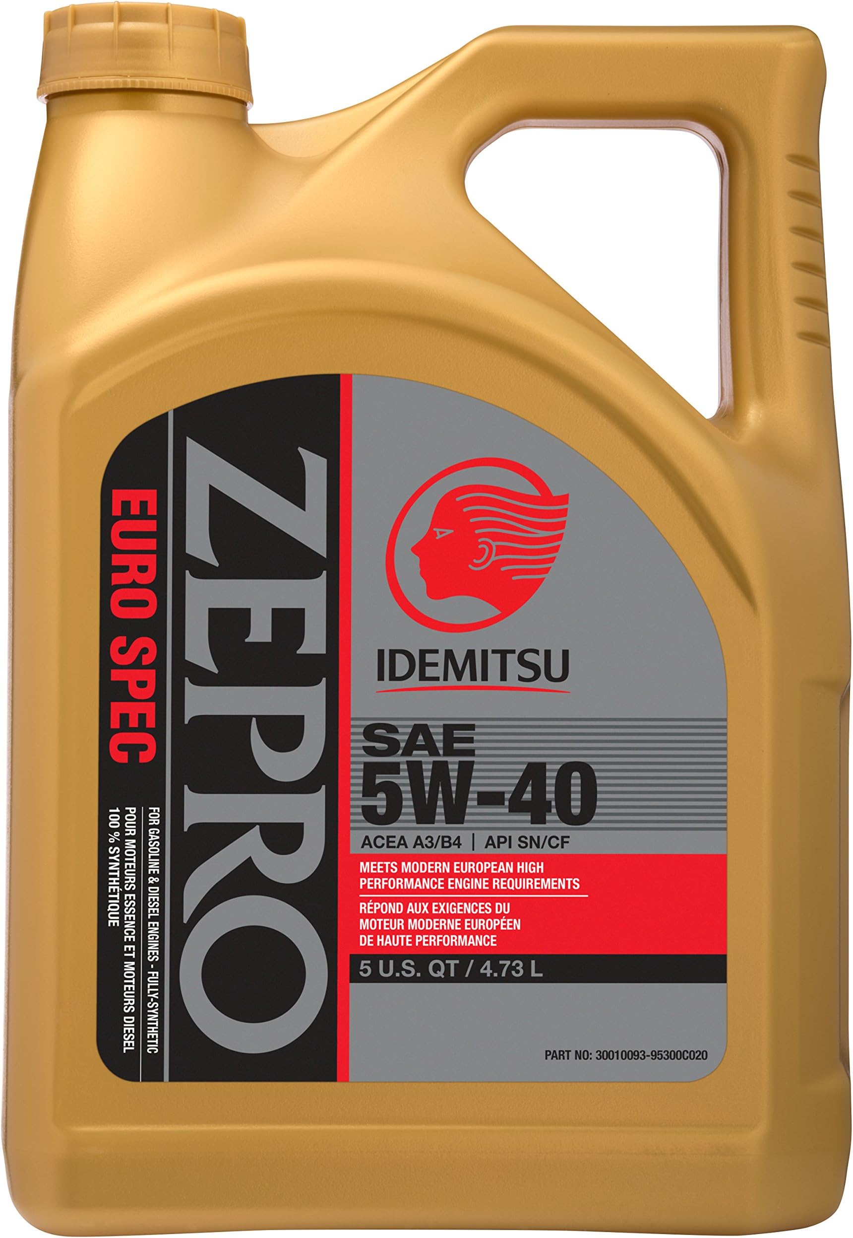 ZEPRO Euro Formula 5W-40 Engine Oil - 5 Quart