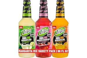 Zing Zang Margarita Mix Variety Pack, Margarita, Strawberry Daiquiri, Mango, Non-Alcoholic Cocktail Mixer, 32 Fl Oz Bottle (Pack of 3)