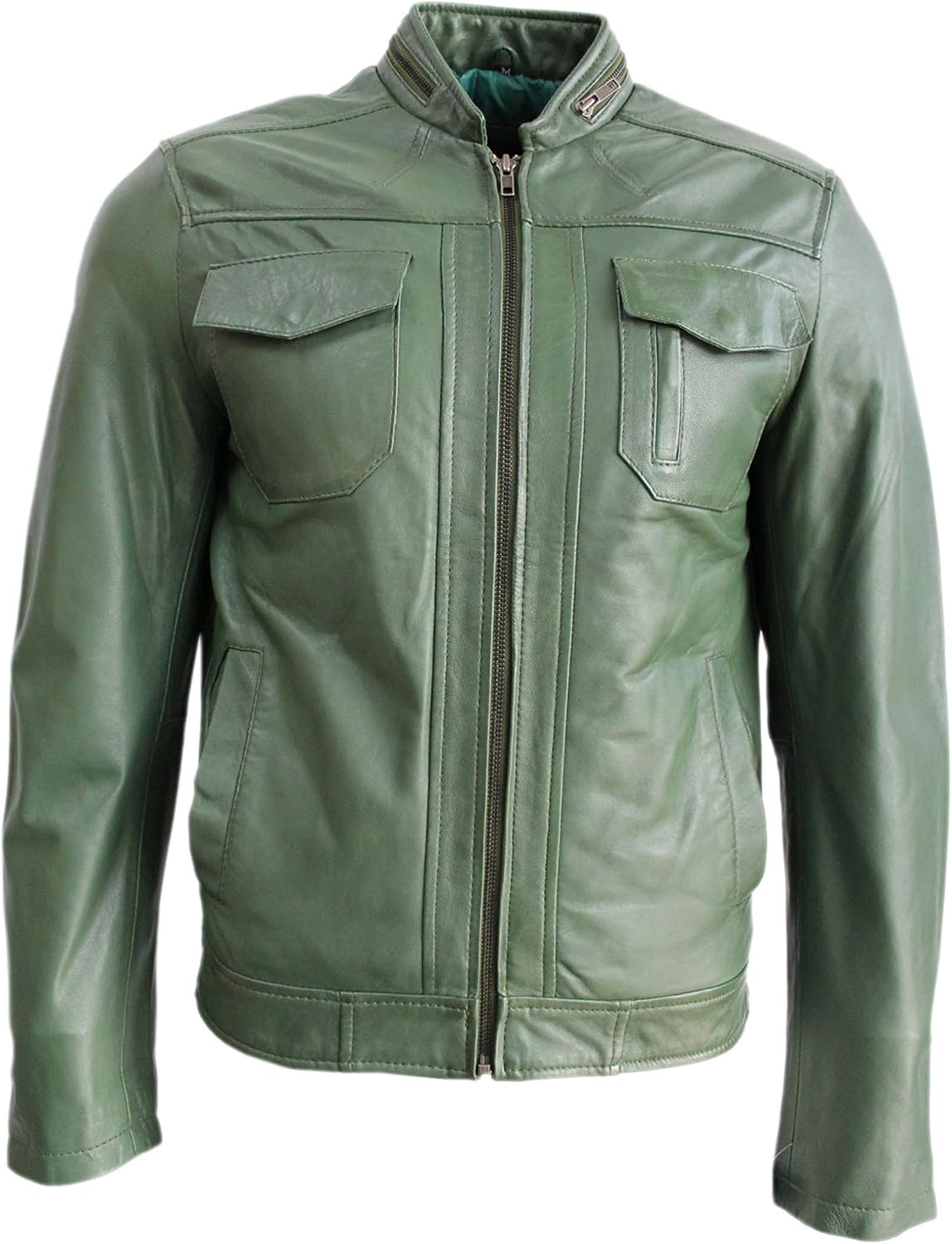 green short jacket