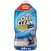 OxiClean Large Carpet Cleaner Liquid Solution, 64 fl oz | Steam Cleaning Machines, Carpet Cleaner Solution, Carpet Shampoo, Deep Cleans Carpet Fibers