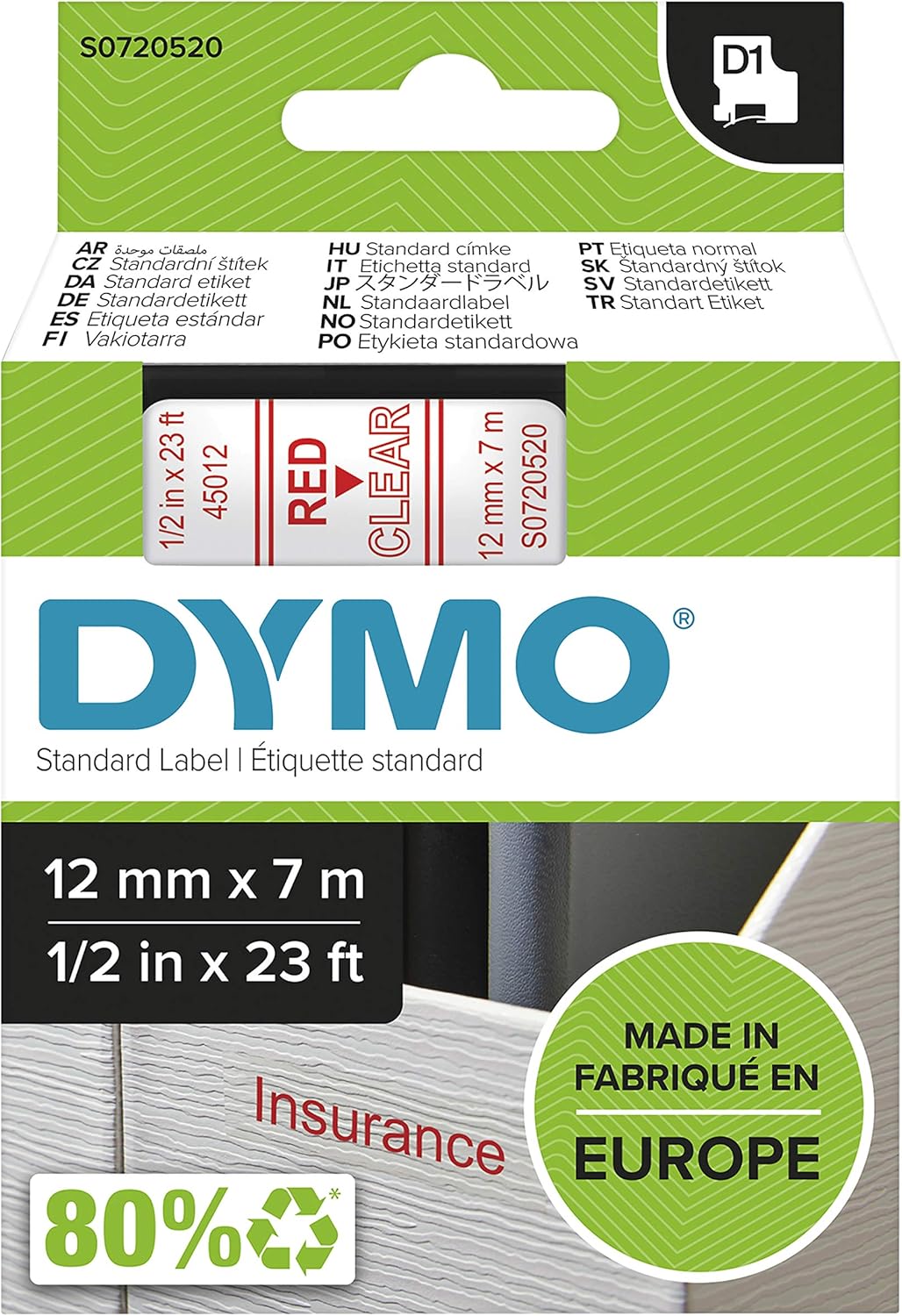 dymo 12mm