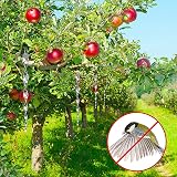Hxeilzge 12Pcs Reflective Bird Deterrent Rods Wind Twisting Scare Rods 30cm view 5