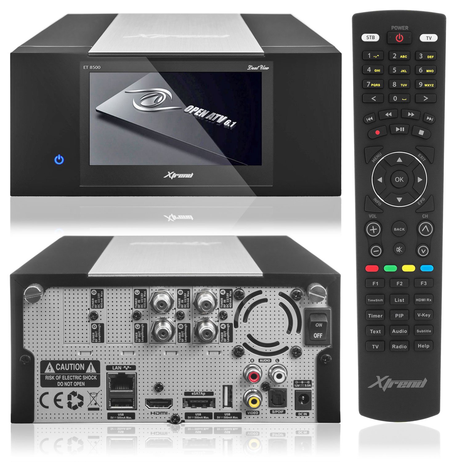 Xtrend ET 8500 HD Receiver PVR Ready with Hard Drive Amazon.co.uk