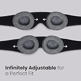 Manta Sleep Mask 100% Light Blocking Adjustable Eye Cups Blackout view 4