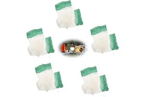 10-Pack U-Shape Gas Lantern Mantles - Durable String Tie Replacement for Propane/Natural Fuel Camping Lights, High-Efficiency