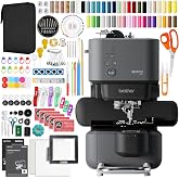 Brother Skitch PP1 4" x 4" Embroidery Machine with 200+ Accessories Including Thread, Needles, and Tools