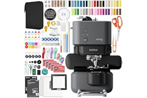 Brother Skitch PP1 4" x 4" Embroidery Machine with 200+ Accessories Including Thread, Needles, and Tools