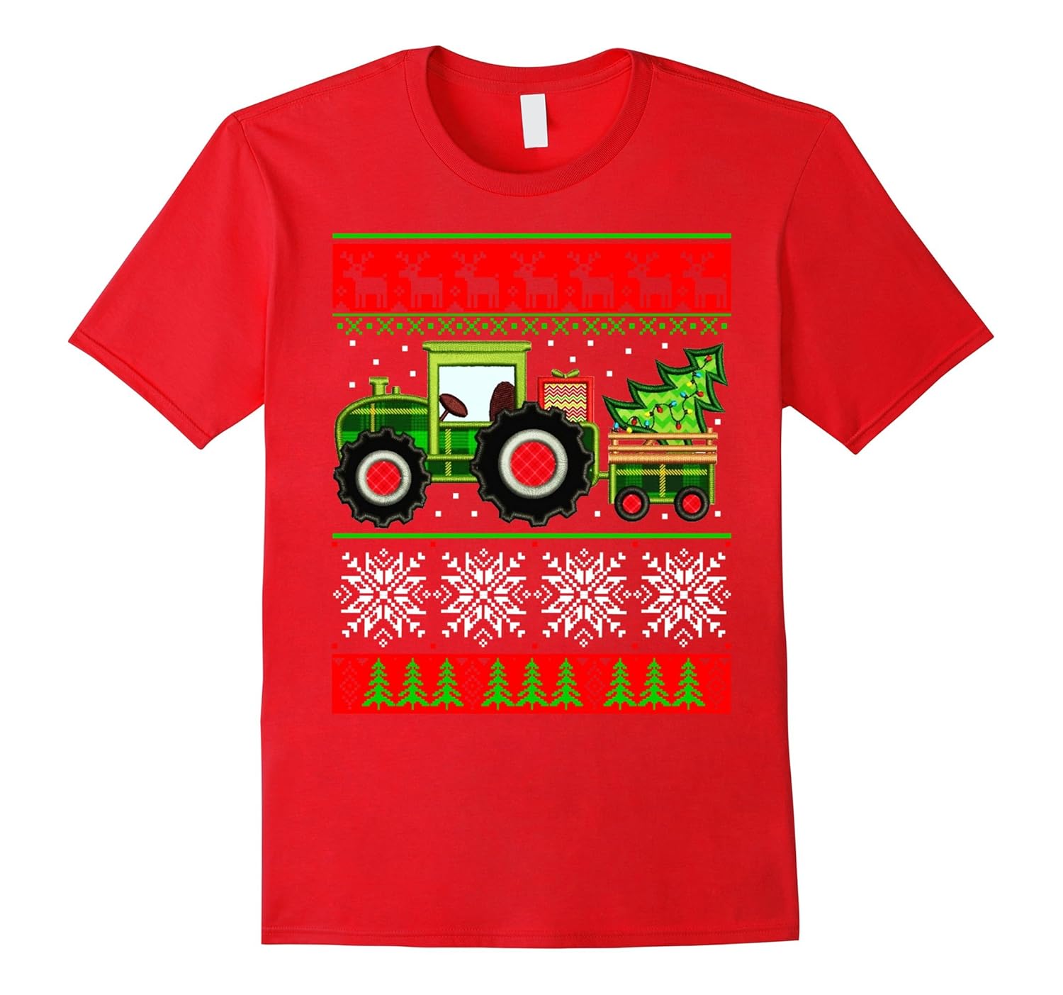 Farming- Farmer Tractor Christmas Sweater Shirt-Rose