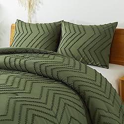 Litanika Dark Olive Green Queen Size Comforter