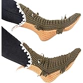 LOLAT Novelty Animal Socks Knit Shark T-Rex Dinosaur Alligator Croc Sock for Christmas Gifts Creative Home Warm