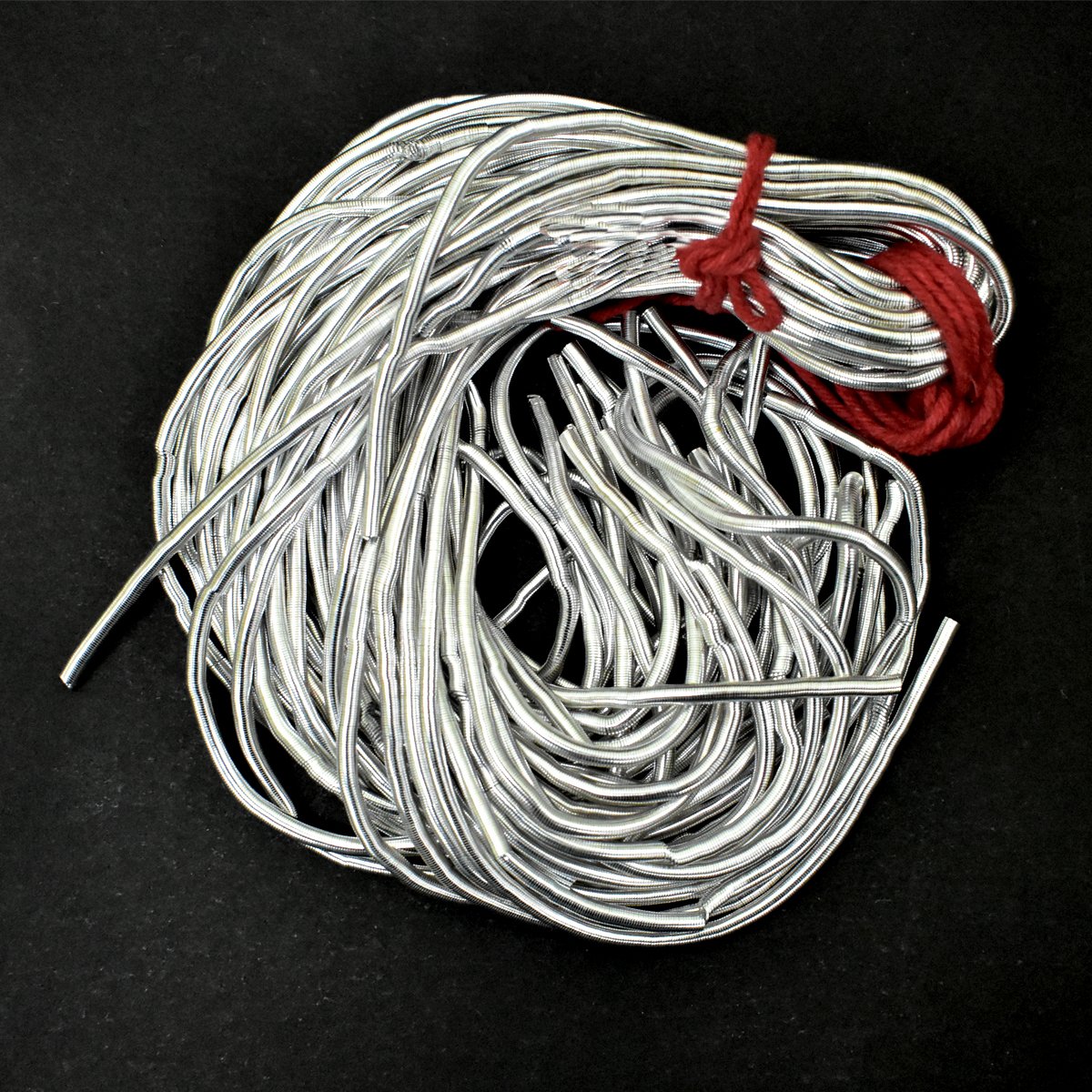 Embroiderymaterial Dapka for Aari, Zardosi Embroidery & Jewellery Work,3MM, Smooth Finish, Silver Color(100 Gram)