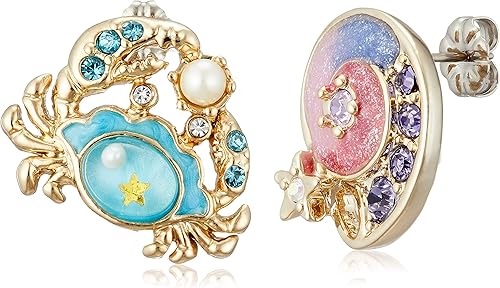 Amazon アナ スイ Anna Sui 海モチーフアシンメトリーピアス Sama1345 Xx ピアス 通販