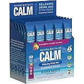 Natural Vitality Calm, Magnesium Citrate Supplement, Anti-Stress Drink Mix Powder - Gluten Free, Vegan, & Non-GMO, Raspberry Lemon, 0.12 oz, 30 Packets