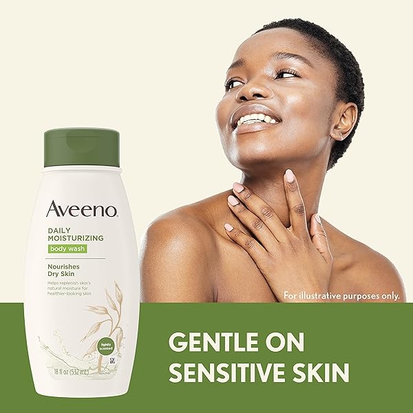 AVEENO DAILY MOISTURIZING BODY WASH, 12 FL OZ
