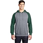 SPORT-TEK Unisex Raglan Colorblock Pullover Hooded Sweatshirt