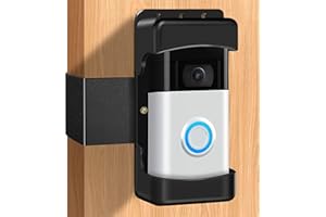 DNSBABI Video Doorbell Holder for Apartment Door, No-Drill, Anti-Theft, Camera Holder Mount for Home Rentals Office