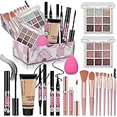 Makeup Set for Teens Makeup Kit for Women Full Kit Eyeshadow Palette Foundation Makeup Gift Set for Teen Girls Women Christmas Gifts Teenagers 13-15