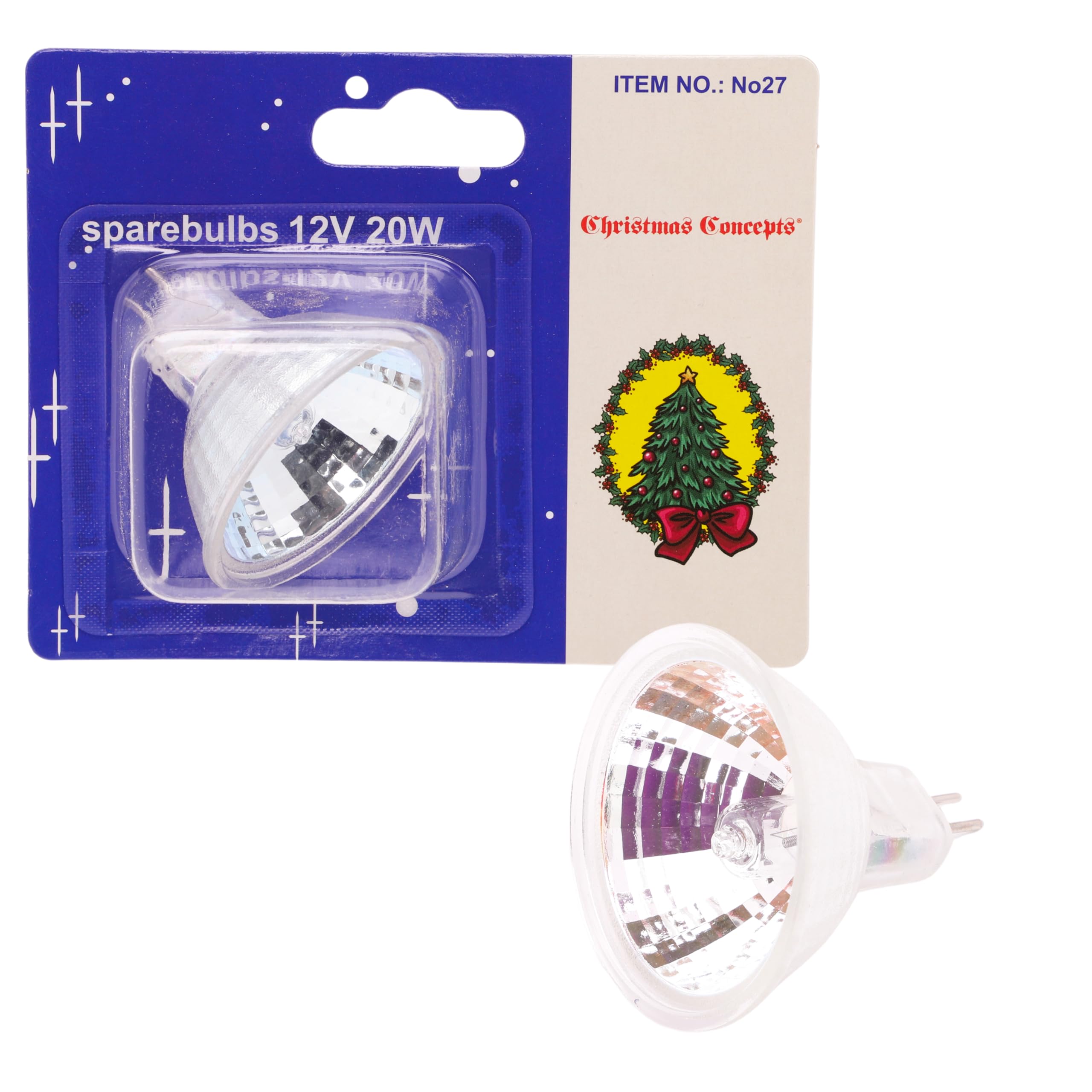 Christmas Concepts 50mm 12v 20w Fibre Optic Bulb 2 Pin (No 27)